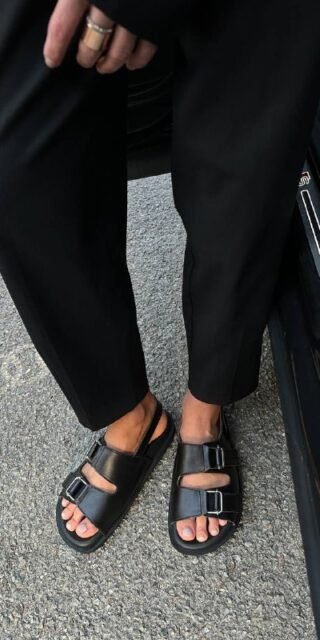 Sandals with orthopedic soles