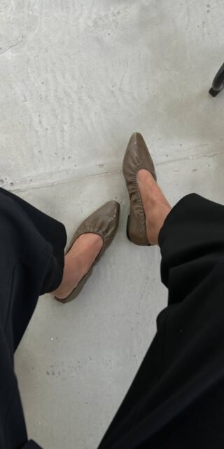 Балетки з еластичною окантовкою
