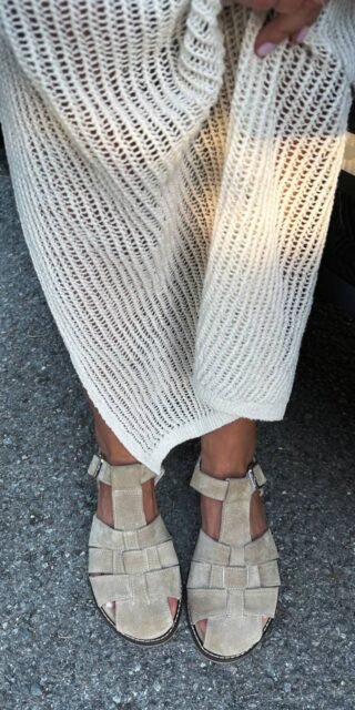 Sandals with a cushioned insole