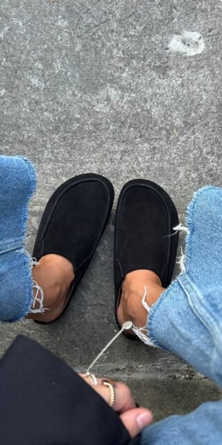 Clogs with cork soles
