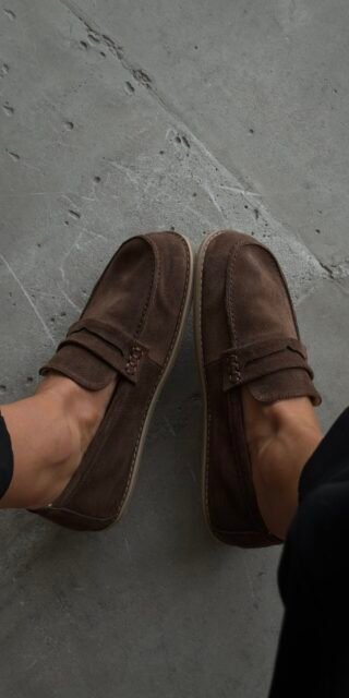 Barefoot лофери у шоколадному відтінку